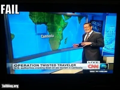 Le Cambodge en Afrique ? Diantre ! Tout le monde sait que ce pays est situé ...