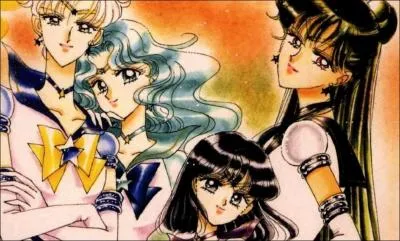 Voici une photo de 'Sailor Moon'. Laquelle de ces filles est Sailor Neptune ?