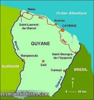 La préfecture de la Guyane, dont le numéro est 973, est Basse-Terre.