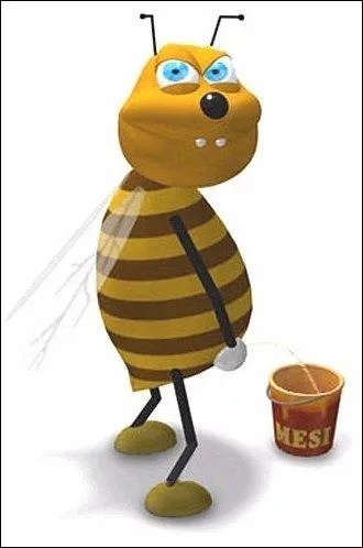 Quel personnage jaune pour enfant raffole du miel ?