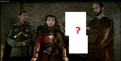 Dans cette scène où les chevaliers découvrent la table ronde, qui est entre Arthur et le Père Blaise ?