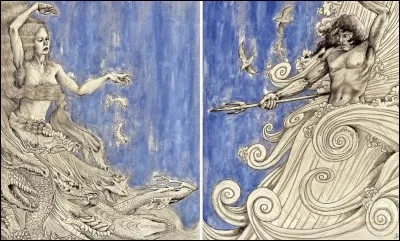 Leur union dans la mythologie mésopotamienne symbole de l'eau salée et douce, forma les vagues de tout être et toute chose. Qui sont-ils ?