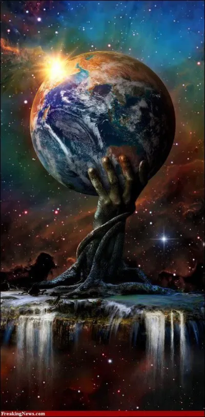 Dans la cosmogonie grecque au commencement c'est un immense espace ténébreux puis apparue la création. Quel est-il ?