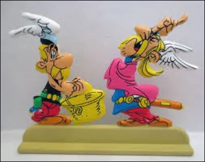 Pour quelle raison Moralélastix confie-t-il son chaudron plein de sesterces aux gaulois ?