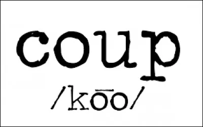 Quel mot n'est pas synonyme de ''coup'' ?