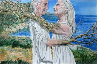 Quel couple de la mythologie grecque symbolise l'amour conjugal éternel ?
