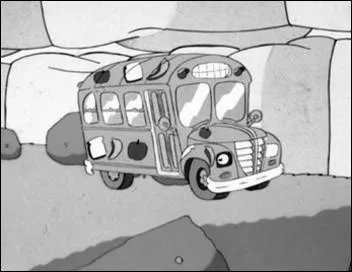 (Le bus magique) De quelle couleur est le bus magique ?