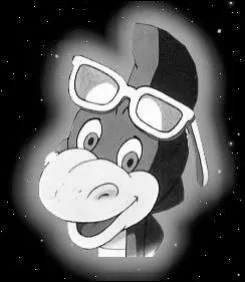 (Denver, le dernier dinosaure) De quelle couleur est Denver ?