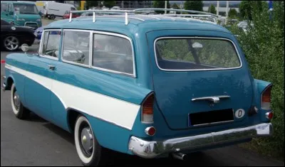 Quel est le nom de ce break Opel ?