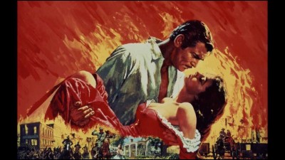 Dans "Autant en emporte le vent", on frémit aux amours contrariées de Clark Gable et de sa partenaire à l'écran...