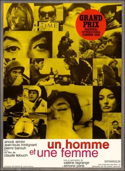 Dans le film "Un Homme et une femme", qui est la partenaire de Jean-Louis Trintignant à l'écran ?