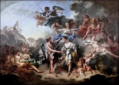À quel peintre rococo, doit-on "Le Mariage de Psyché et de l'amour" ?