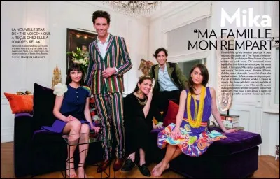 Comment s'appelle la sur de Mika qui a été victime d'un terrible accident ?