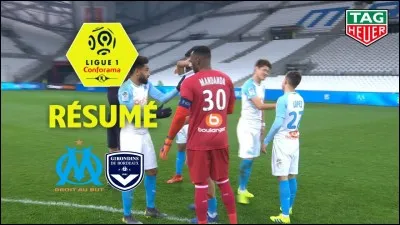 Qui a inscrit le seul et unique but lors de la rencontre Marseille-Bordeaux ?