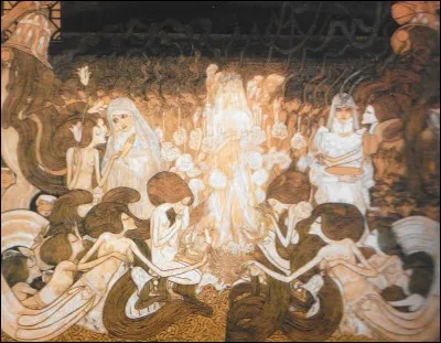 Quel artiste a peint "Les Trois Fiancées" ?