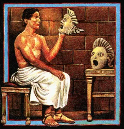 Jamais un esclave pouvait esp&eacute;rer devenir com&eacute;dien &agrave; Rome.