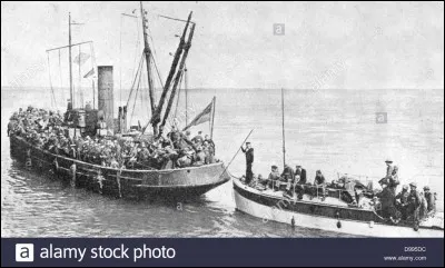 Combien de soldats ont été évacués en 9 jours ?