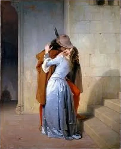 Qui a peint "Le Baiser" en 1859 ?