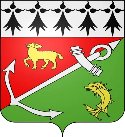Quels animaux trouve-t-on sur le blason de Dunkerque ?