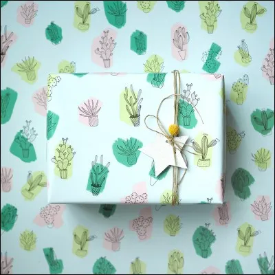 Avec quoi emballe-t-on généralement un cadeau ?