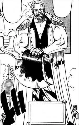 Qui fut le premier ennemi de Luffy faisant partie de la marine ?