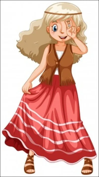 Pas de chance ! La petite fille a mouillé sa [...olie] [...upe] [rou...] en voulant mettre un pied dans l'eau.