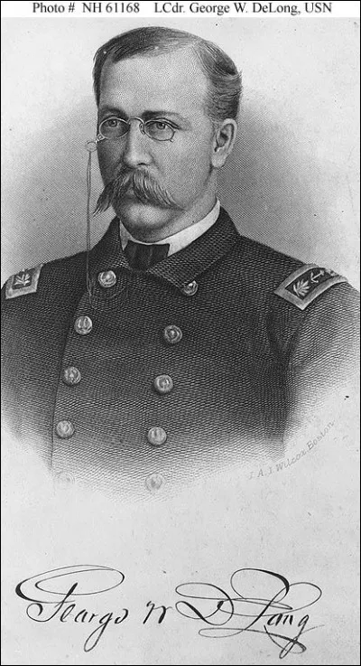 Explorateur américain avec une expérience de l'Arctique. Parti de San Francisco, il va franchir le détroit de Bering et naviguer vers le nord de la Sibérie pendant 2 ans : ''la Jeannette'' finit brisée par les glaces.
Trouvez le nom de ce marin qui a connu une triste fin en mourant de faim, essayant de rejoindre la côte sibérienne, distante de 1000 km du lieu où se brisa '' la Jeannette'' ?