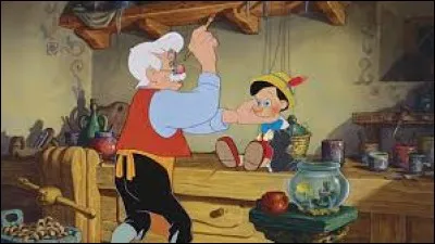 Dans "Pinocchio", lorsque Pinocchio est en mer, dans quel animal se retrouve-t-il piégé ?