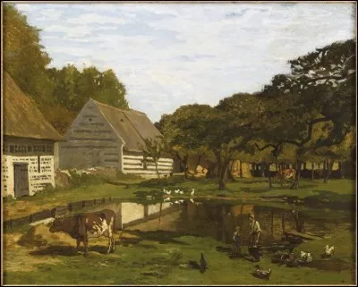 Qui a peint "La Cour de ferme" ?