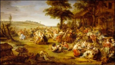 Cette toile s'intitule "La Foire". De qui est-elle ?