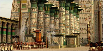 Plus qu'un temple c'est une ville sainte dédiée au culte d'Amon-Rê. Quel est ce lieu ?