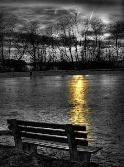 Compl&eacute;tez encore : Sur notre banc ami, tout verd&acirc;tre de mousse,Sur le banc d'autrefois nous reviendrons causer,Nous aurons une joie attendrie et tr&egrave;s douce,La phrase finissant toujours....