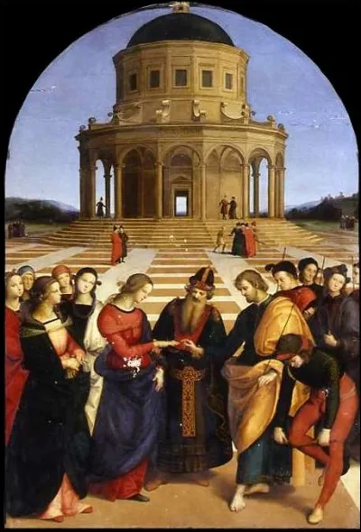 Quel peintre de la Renaissance a représenté "Le mariage de la Vierge" ?