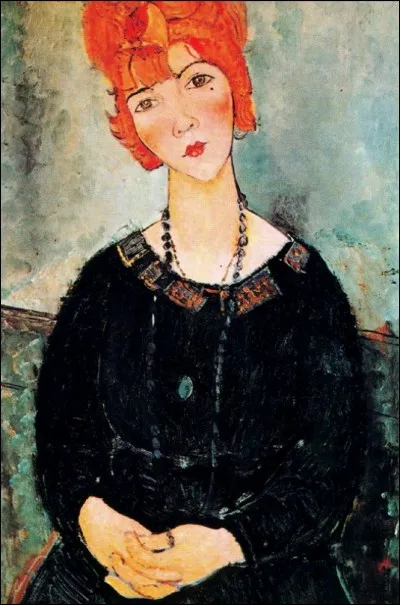 De quel peintre le tableau "Femme avec un collier" est-il un portrait ?