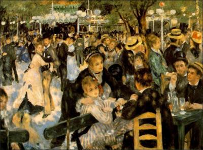Quel impressioniste a peint ce tableau intitul 'Le Bal du Moulin de la Galette' ?
