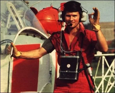 En 1981, quel reporter a été précurseur dans un jeu télévisé avec un hélicoptère ?