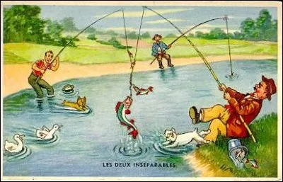 Quel est le nom de la pêche à la ligne consistant à tenir une canne à pêche en attendant que le poisson vienne mordre à l'appât ?