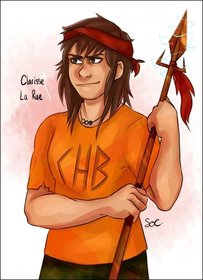 Dans le tome 1, comment se termine la premi&egrave;re confrontation entre Clarisse et Percy ?