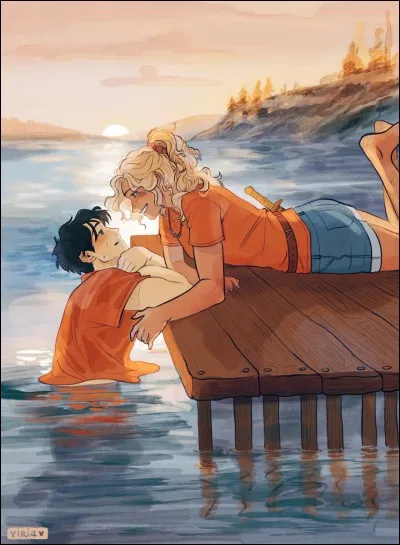 Apr&egrave;s le premier baiser de Percy et Annabeth que dit Clarisse ?