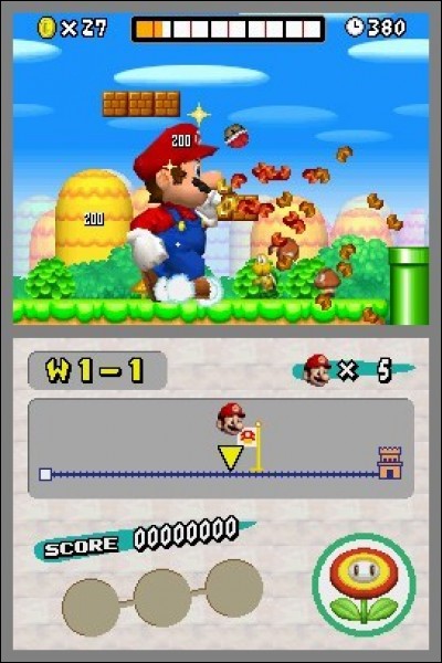 Quel mot a été rajouté dans le Super Mario Bros sur DS ?
