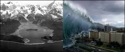 Tsunami, tremblement de terre !
Allons en Alaska, le 9 juillet 1958. Dans la baie de Lituya, les équipages de trois bateaux de pêche assistèrent à un tremblement de terre qui provoqua la chute d'une falaise sur une hauteur de 1 000 mètres dans la baie. Sur l'échelle de Ritcher, il a été mesuré à 8,3 !
Quelle a été la hauteur de la vague provoquée par ce tremblement de terre ?
