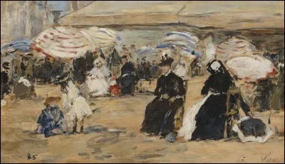 Qui a représenté "La Nourrice" sur cette plage ?