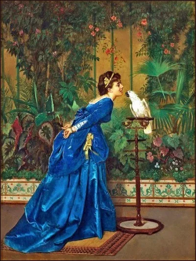 Qui a peint "La Jeune Femme et le perroquet" ?