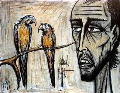 Qui a représenté "L'Homme avec deux perroquets" ?