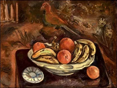 Qui est le peintre de cette "Nature morte au perroquet" ?