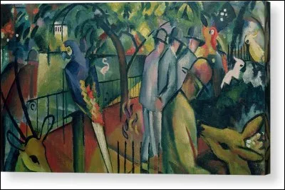 Par qui ont été peints ces perroquets au jardin zoologique ?