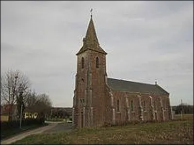 Nous sommes devant l'église Saint-Sulpice de Guéhébert. Ancienne commune Manchote, elle se situe en région ...