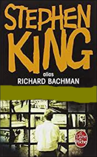 Un livre de 1982 écrit sous le pseudonyme de Richard Bachman et l'histoire se déroule lors d'un jeu qui est la "grande traque", quel est le livre ?