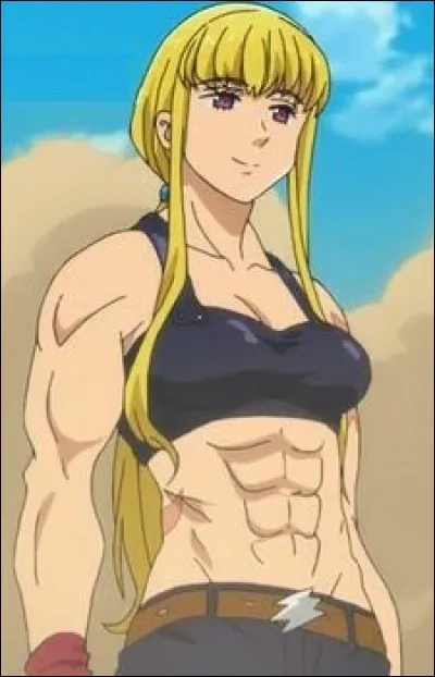 Quel est le nom de la géante amie de Diane ?