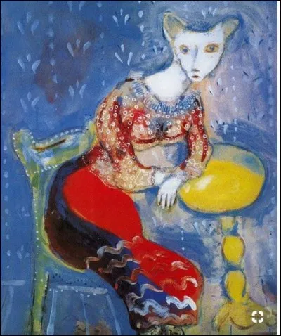 "Chatte métamorphosée en femme". 1927-1928 - Saurez-vous reconnaître l'artiste peintre de cette toile ?
